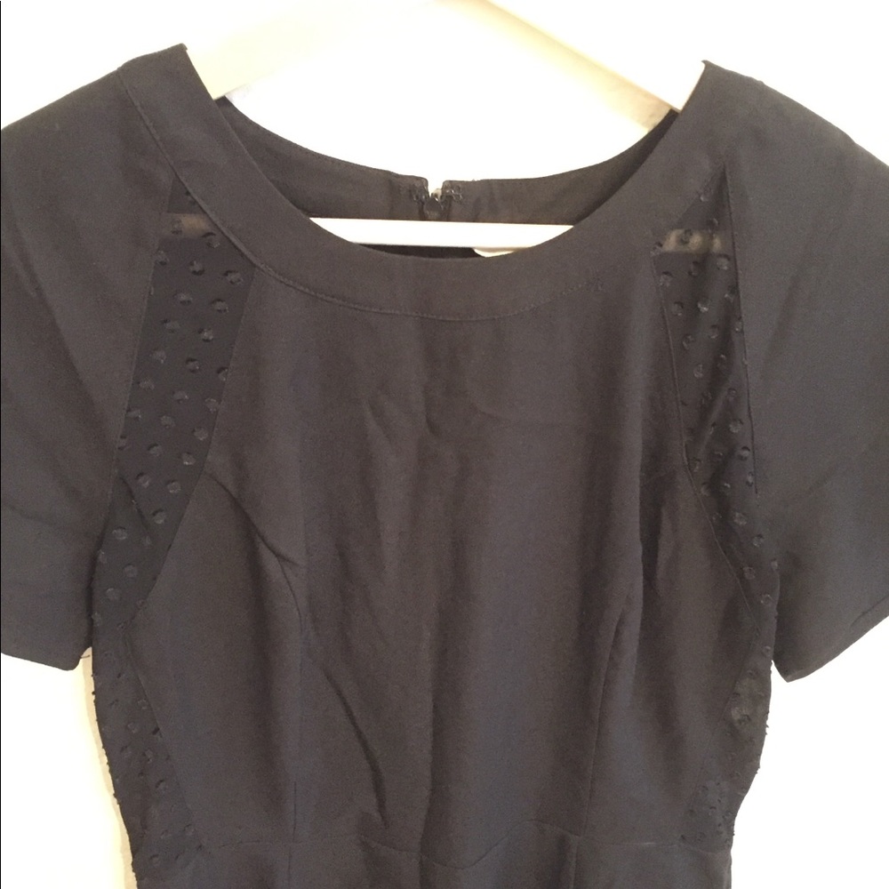 Urban Outfitters black dress w/ lace inserts Sz M